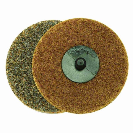 Superior Pads And Abrasives 3 Inch ROLL-ON/ROLL-OFF Style Surface Conditioning Sanding Disc (Tan / Coarse) SD3C